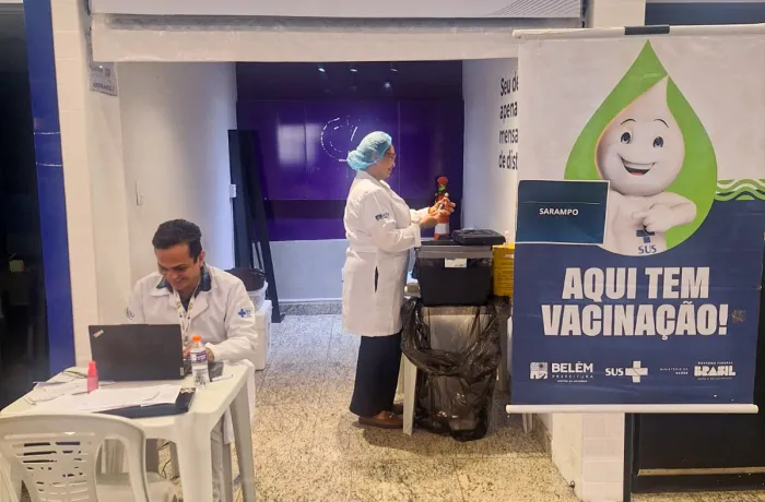 Prefeitura reforça vacinação contra o sarampo na chegada para o Círio