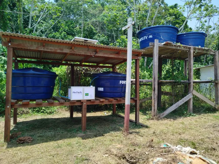 Cada sistema produz 5 mil litros de água tratada por dia, ampliando o abastecimento local