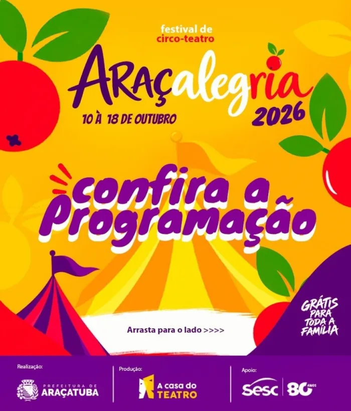 Foto: Reprodução/Prefeitura de Araçatuba - SP