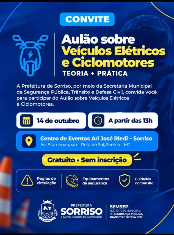 Foto: Reprodução/Prefeitura de Sorriso - MT