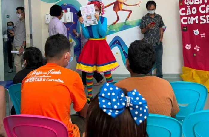 Hospital Infantil Lucídio Portella abre Semana das Crianças com teatro, música e contação de histórias