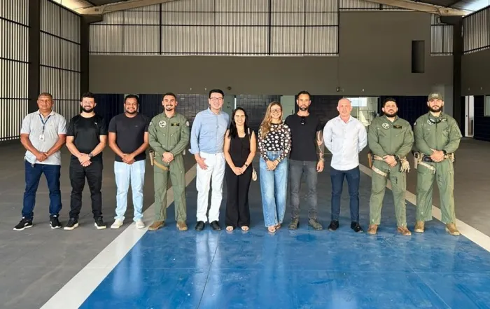 BALSAS – MPMA vistoria Centro Tático Aéreo (CTA)