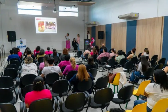 Caon reúne mais de 100 participantes em encontro do Outubro Rosa em São Sebastião