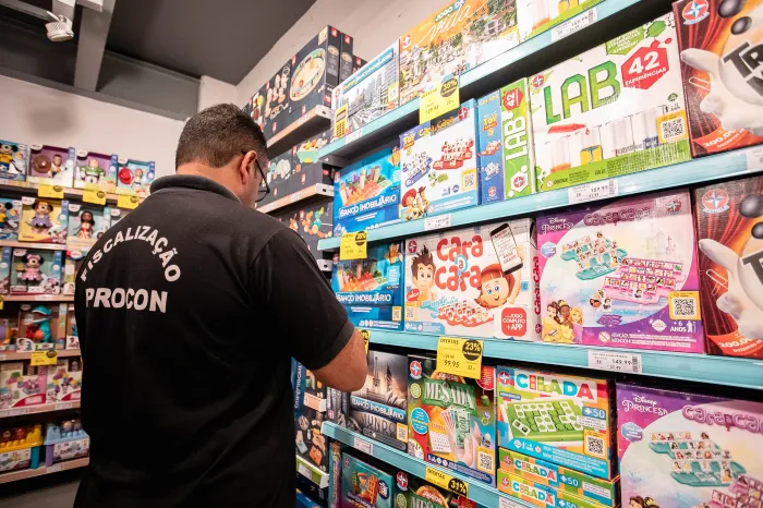 9/10/2026 - Procon fiscaliza lojas de brinquedos e artigos infantis do município em operação ao Dia das Crianças