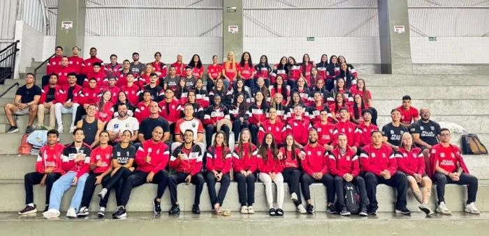 Delegação do Time PG com 400 pessoas embarca para os Jogos Abertos do Interior