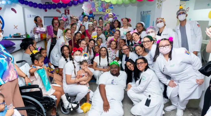 Semana da Criança leva alegria e acolhimento a pacientes internados na Pediatria do Huse