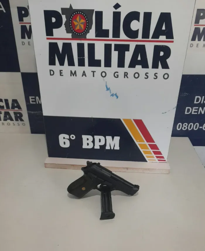 Polícia Militar prende homem por posse irregular de arma em Cáceres
