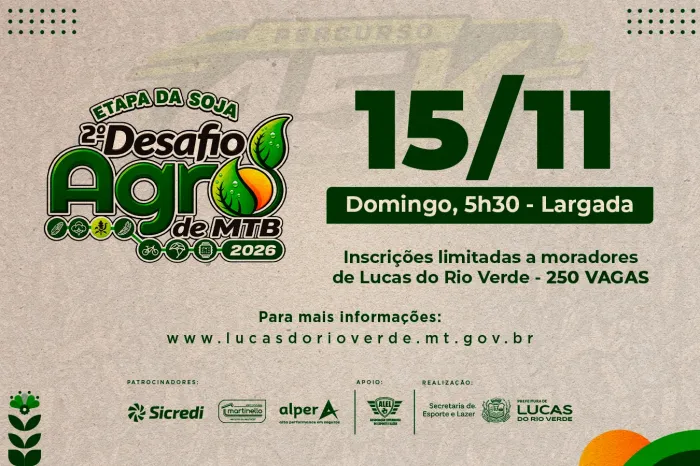 Desafio Agro de MTB chega à última etapa com Prova da Soja em Lucas do Rio Verde