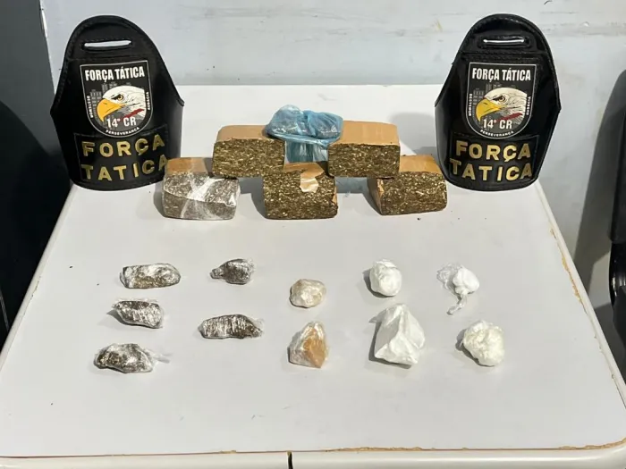 Força Tática prende homem por suspeita de tráfico de drogas em Nova Mutum