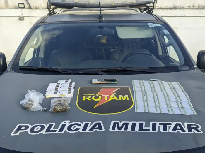 Polícia Militar de Alagoas registra prisões por tráfico de drogas em Maceió