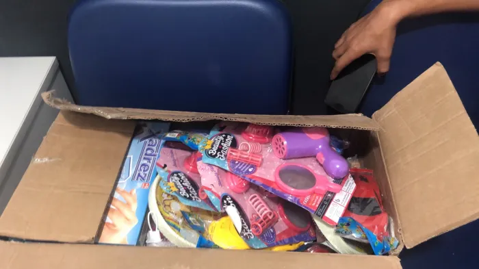 Mais de 300 brinquedos são arrecadados pela Polícia Civil - 13/10/2026 - Fonte/Crédito: Divulgação/Ascom-PCBA