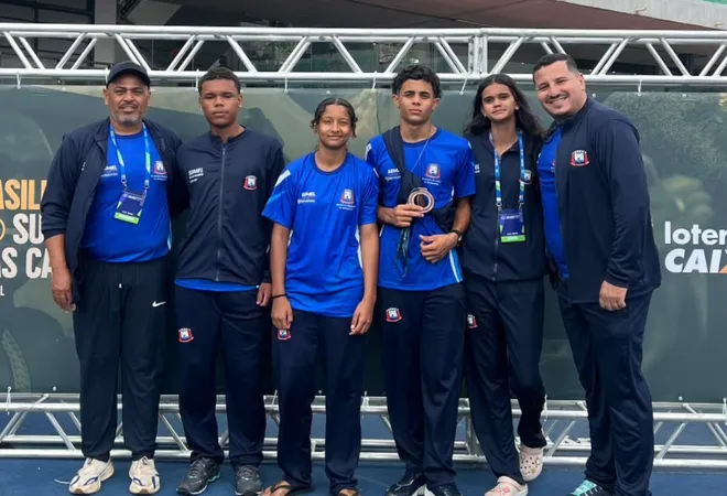 Bronze no Brasil coloca Bataguassu no pódio do atletismo Sub-16