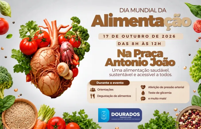 Prefeitura celebra o Dia Mundial da Alimentação com serviços gratuitos na Praça Antônio João