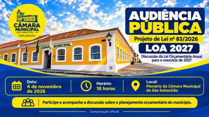 Foto: Reprodução/Câmara de São Sebastião - SP