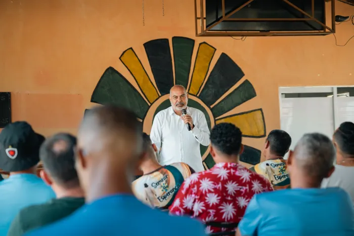 Representantes da Emlur-JP levam arte e sustentabilidade para Fazenda da Esperança