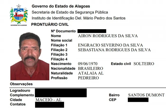 Polícia Científica identifica corpo encontrado em manguezal na Barra de Santo Antônio