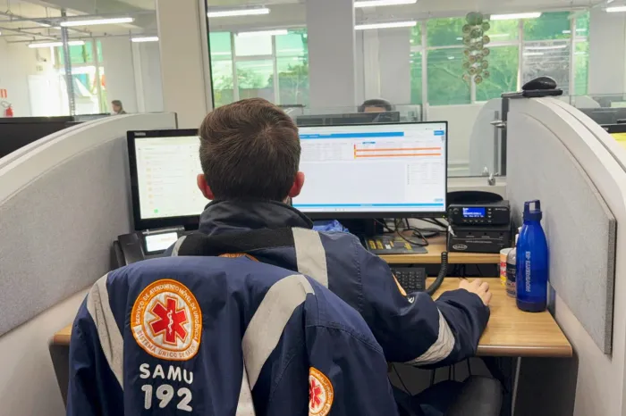 Integração do SAMU do Litoral à Central de Curitiba eleva atendimentos em 35,6%
