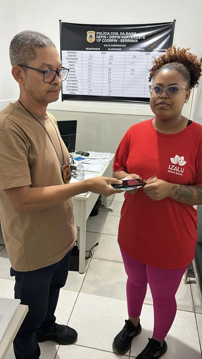 Trabalho da Polícia Civil resultou na recuperação e restituição de 43 aparelhos celulares - 14/10/2026 - Fonte/Crédito: ASCOM PCBA