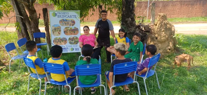 Marcos Rodrigues, o Inter, e a esposa Adriana Marques promovem cultura, criatividade e interação por meio da educação