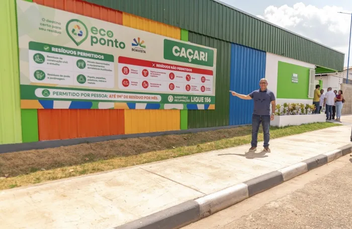 Novo ecoponto no Caçari fortalece ações de preservação ambiental em Boa Vista