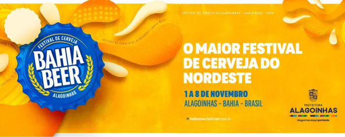 Bahia Beer 2026: evento acontece de 1º a 8 de novembro e reforça protagonismo cervejeiro de Alagoinhas