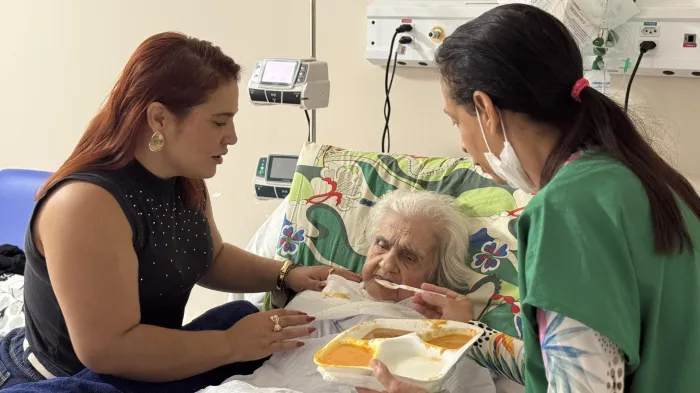 Aos 96 anos, Liocrizia Carlos do Nascimento têm alta médica após tratamento de um AVC isquêmico - Divulgação