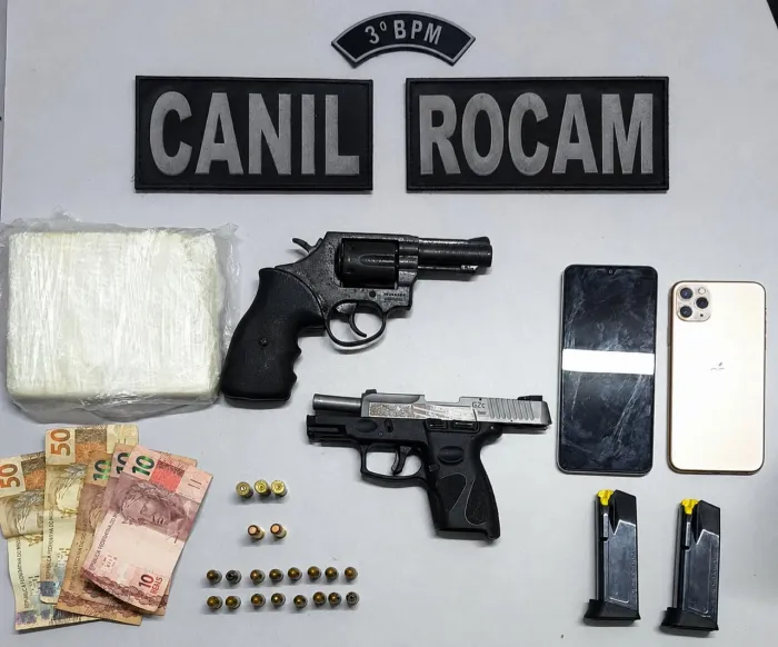 PM apreende seis armas de fogo em ações policiais em Arapiraca e Taquarana