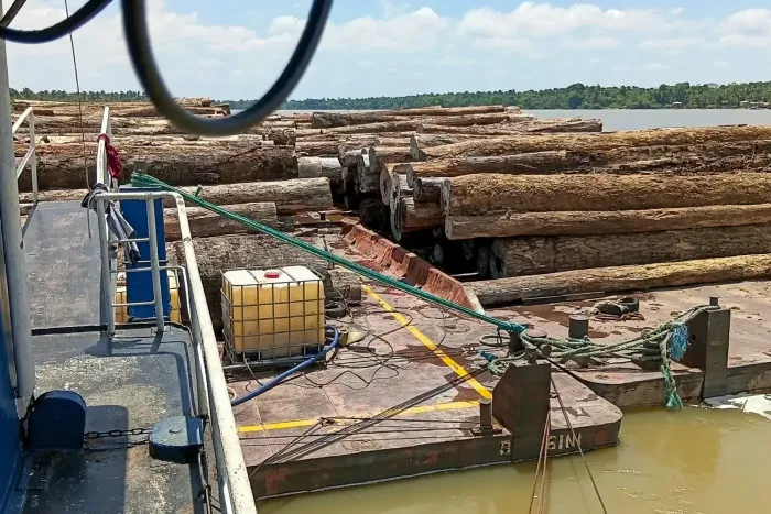 Apreensão de madeira ilegal mobiliza equipes da Base Fluvial do Baixo Tocantins