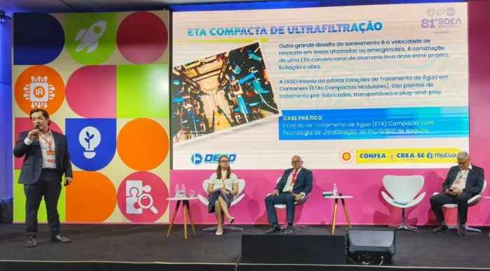 Deso apresenta inovações do saneamento em Sergipe durante a 81ª SOEA