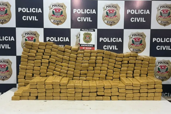 A droga, o veículo e dois celulares foram apreendidos para perícia. Foto: Governo de SP