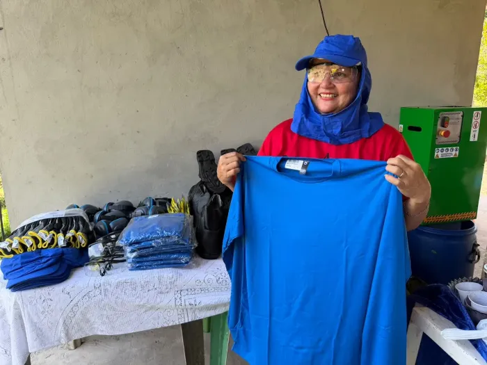 Cooperativa feminina de Cotijuba recebe equipamentos para ampliar a estrutura de coleta de resíduos na Ilha, em Belém