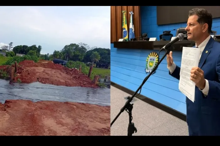 Mais de cem pessoas dependem de barcos para atravessar áreas atingidas; deputado solicita apoio do Estado para recuperar pontes e estradas rurais