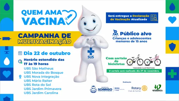 UBSs estão abertas para vacinação em horário estendido