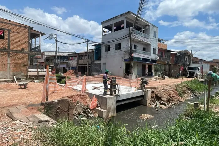 Governo do Pará avança à reta final das obras do Canal do Mártir, em Belém