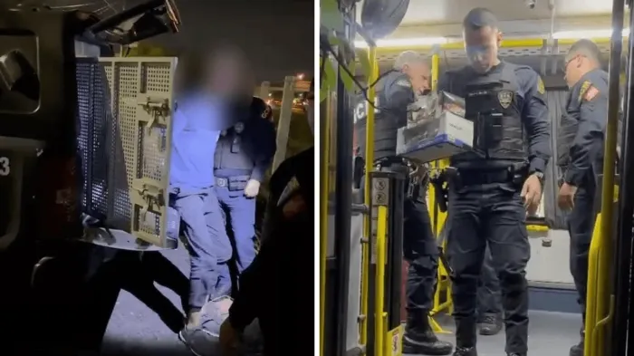 GCM prende homem após furto em shopping e fuga de ônibus