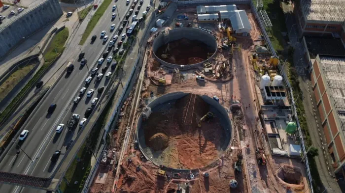 A futura Estação Taboão da Serra será a primeira da rede metroviária paulista localizada fora da capital Foto: Divulgação/Governo de SP
