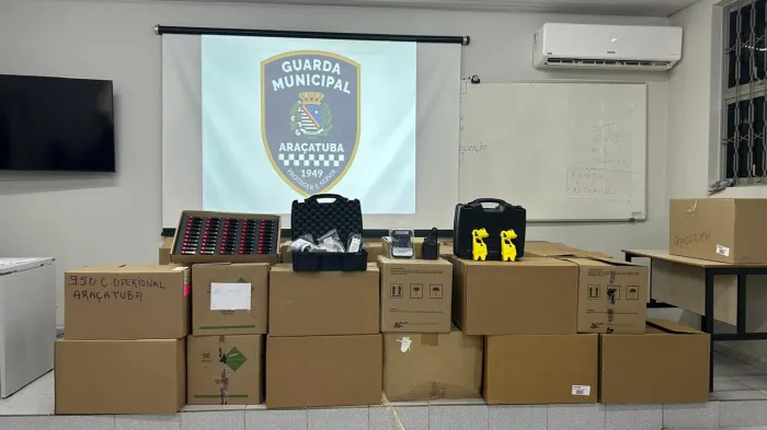 GCM de Araçatuba recebe R$ 415 mil em equipamentos do Ministério da Justiça e Segurança Pública