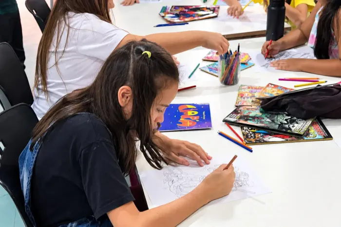 Fundação Cultural do Pará promove dia de incentivo à leitura para crianças atendidas pela Usina da Paz do Benguí