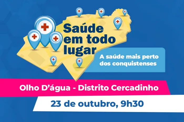 Saúde em Todo Lugar leva serviços gratuitos a Cercadinho nesta sexta-feira, 23