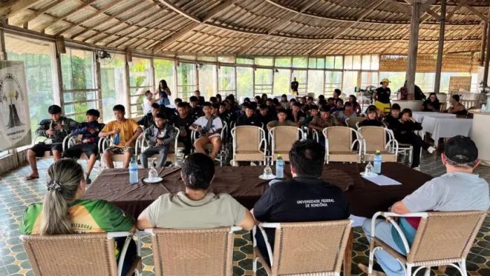 A programação contou com a participação do escritor Paulo Cordeiro Saldanha e marcou a culminância do segundo ano consecutivo do projeto desenvolvido na unidade escolar