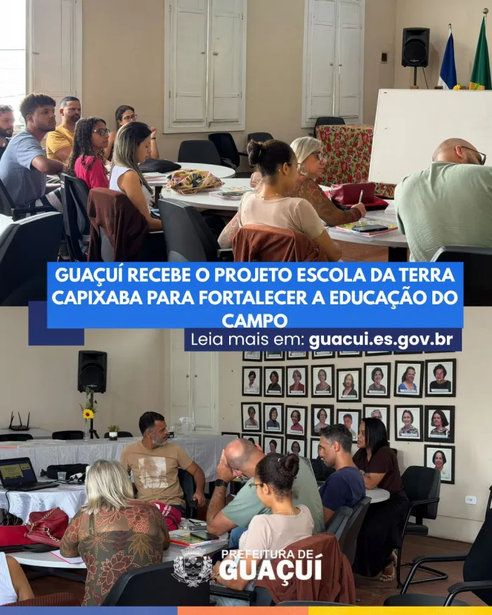 Guaçuí recebe o Projeto Escola da Terra Capixaba para fortalecer a educação do campo