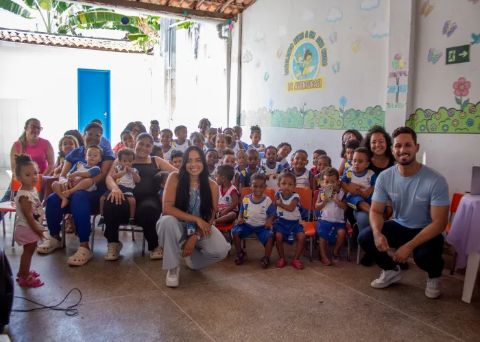 Cinema lúdico incentiva alimentação saudável na primeira infância