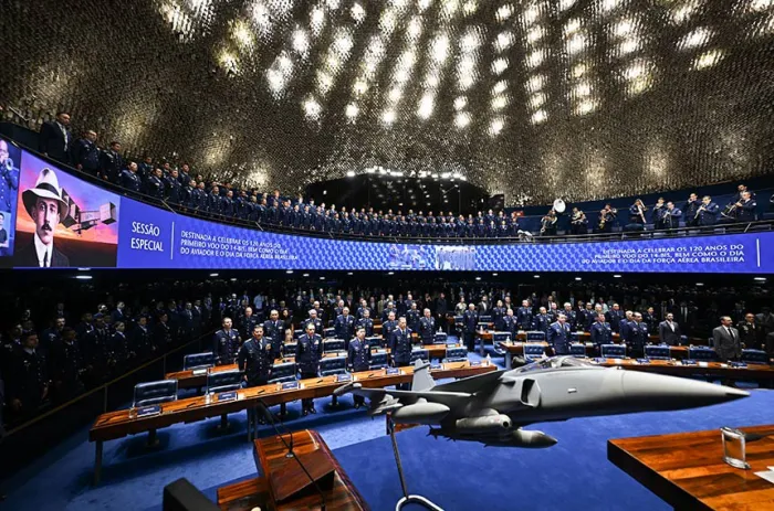 Também foi celebrado o Dia do Aviador - Foto: Edilson Rodrigues/Agência Senado