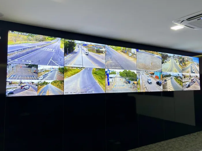 Câmeras servirão para ações de videomonitoramento, leitura automática de placas e controle eletrônico de velocidade - oão Victor Barroso / Ascom Detran Alagoas