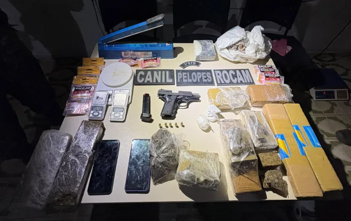 Material ilícito apreendido pela Polícia Militar em Arapiraca - Ascom PMAL