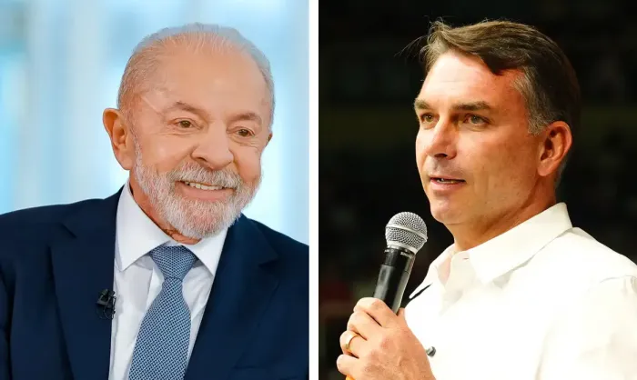 © Lula Oficial e Charles Vieira/Campanha Flávio Bolsonaro