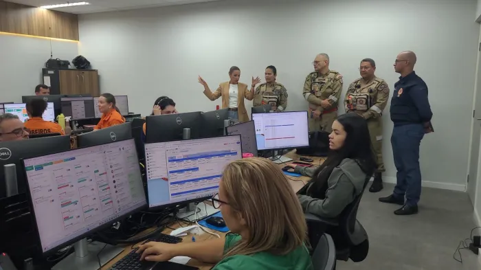 Integrantes do CBMCE conhecem Programa Salva Mais, que integra as operações do Samu e do Corpo de Bombeiros de Alagoas - Arnaldo Santos / Ascom Samu