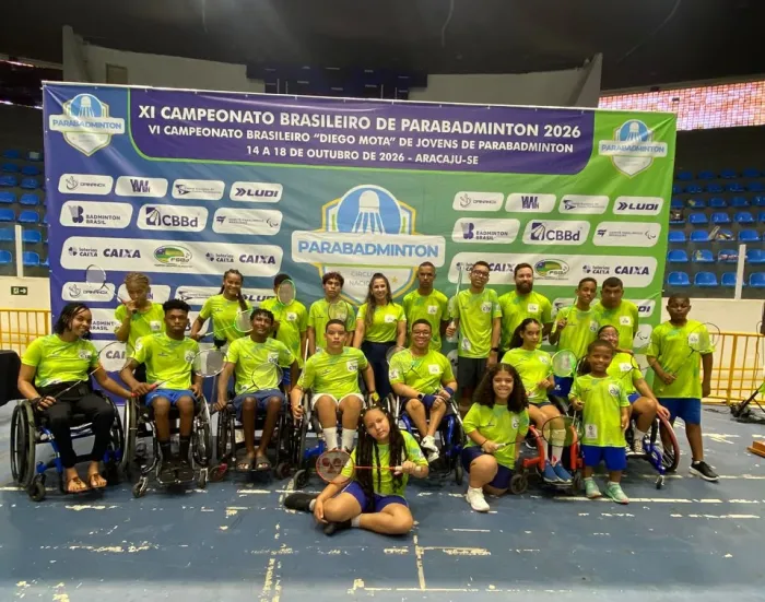 Bahia conquista nove medalhas no Campeonato Brasileiro de Parabadminton em Aracaju