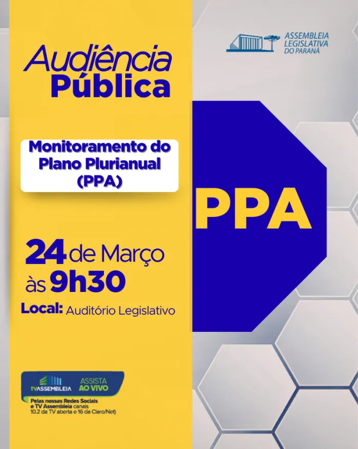 Comissão de Orçamento promove audiência pública sobre o monitoramento do Plano Plurianual