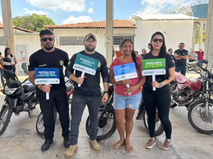 SSP-PI realiza entrega de 12 veículos recuperados às vítimas de roubos e furtos em Teresina